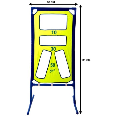 TARCZA DO FRISBEE Z DYSKIEM 111x56x43CM