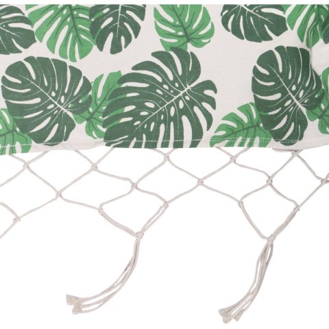 HAMAK OGRODOWY 2 OSOBOWY 200X150CM Z DRĄŻKIEM I Z FRĘDZLAMI MIAMI NATURA JUNGLE