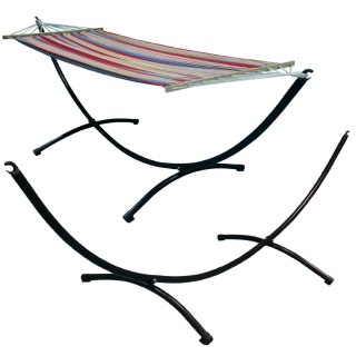 STELAŻ STOJAK DO HAMAKA METALOWY 295x95x100CM 120KG