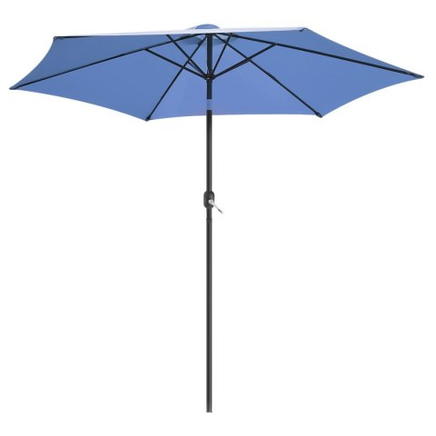 PARASOL OGRODOWY 300CM SKŁADANY GRANATOWY