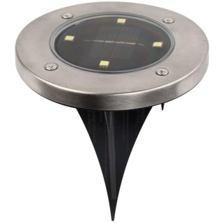 LAMPA SOLARNA 4 LED SMD DO WBICIA W PODŁOŻE KPL.4SZT