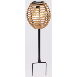 LAMPA SOLARNA KULA RATTAN BRĄZOWA PROGARDEN