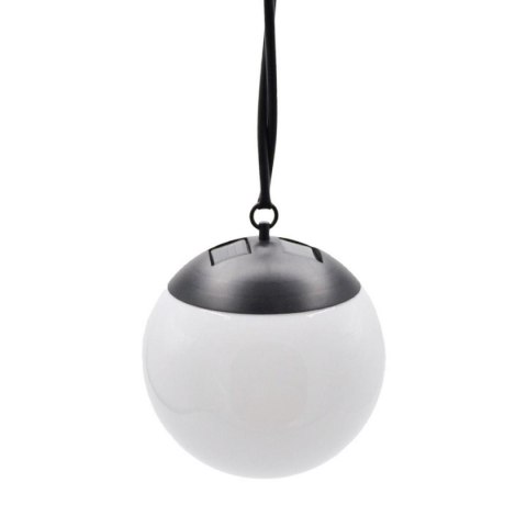 LAMPA SOLARNA PLASTIKOWA KULA WISZĄCA NA KLIPS 10X30CM