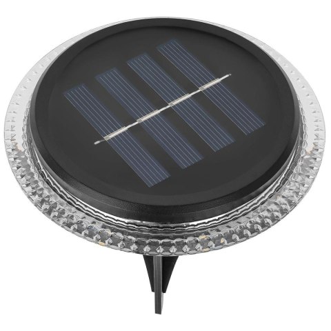 LAMPY SOLARNE DYSKOWE DO WBICIA W GRUNT LUB MONTAŻU NA ŚCIANIE KPL.2SZT