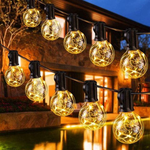 PARTY LIGHT GIRLANDA ZEWNĘTRZNA 20 ŻARÓWEK 100LED 5,8M 230V