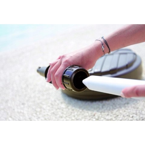 PODSTAWA DO PARASOLA UMBRELLA BASE OKRĄGŁA RATAN BIAŁY