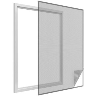 MOSKITIERA OKNO 150X180 CZARNA POLIESTER+TAŚMA RZEP