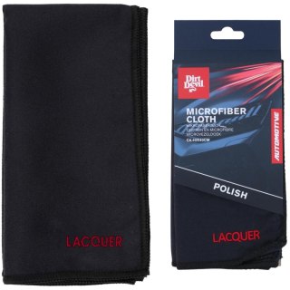 ŚCIERECZKA DO CZYSZCZENIA MICROFIBRA POLEROWANIE 40x40CM DIRT DEVIL CZARNA