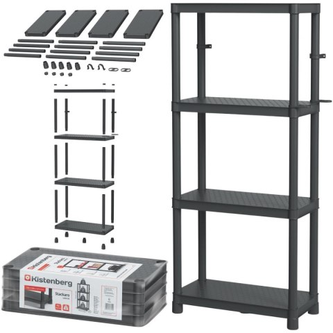 REGAŁ DO PIWNICY GARAŻU 131,5 CM STACKARO SOLID KISTENBERG