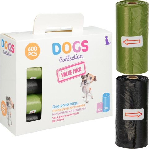 WORECZKI NA PSIE ODCHODY 600SZT DOGS COLLECTION