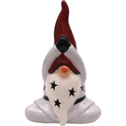 FIGURKA ŚWIĄTECZNA MIKOŁAJ SKRZAT LED 20CM