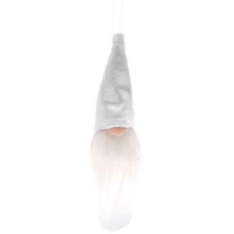 ZAWIESZKA DEKORACYJNA MIKOŁAJ 11CM BIAŁY