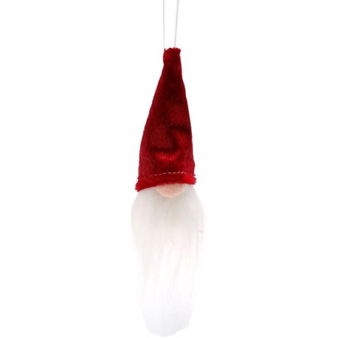 ZAWIESZKA DEKORACYJNA MIKOŁAJ 11CM CZERWONY
