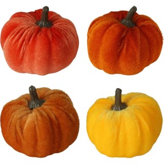 FIGURKA DEKORACYJNA DYNIA HALLOWEEN 4SZT