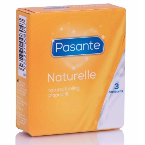 Pasante Naturelle Prezerwatywy Naturalne 3 szt. anatomiczne CE