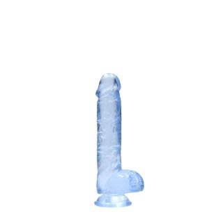 RealRock Crystal Clear 17 cm - Model anatomiczny z przyssawką