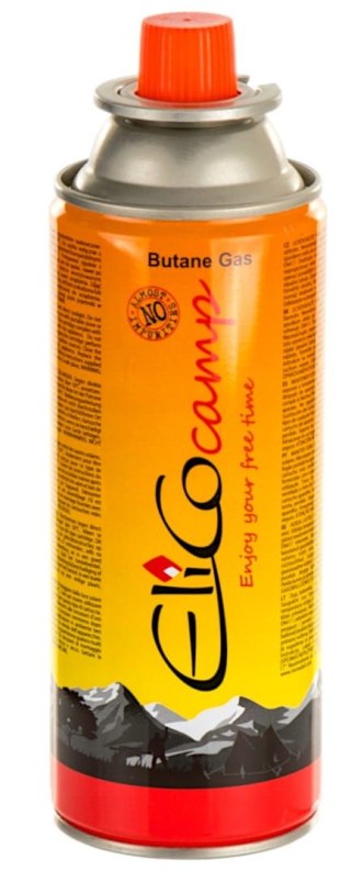 Gaz do kuchenek turystycznych 393ml. ELICO COMP