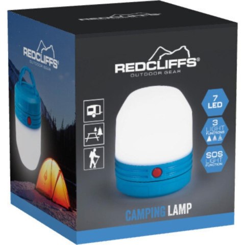 LATARKA LAMPKA TURYSTYCZNA 8x9CM NIEBIESKA REDCLIFFS