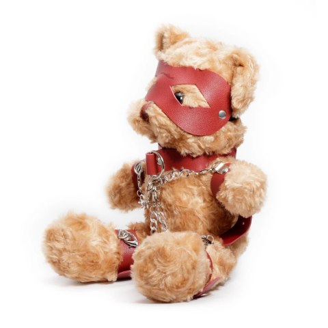 Crushious Crushito Pluszowy Miś z Akcesoriami Bondage 31 cm Czerwony