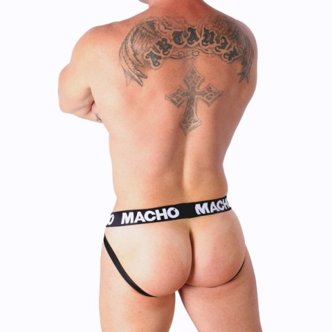 Macho MX26X1 Jock Grid biały S - siateczkowy jockstrap sportowy
