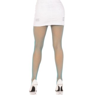 Leg Avenue Karbara Rajstopy kabaretki Lycra neonowy niebieski uniwersalne