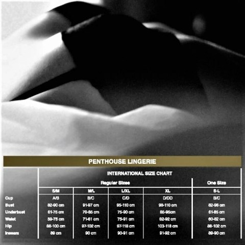 Penthouse Exclusive XL - Zestaw Gorset z Rajstopami, Ażurowy Design, 2 szt.