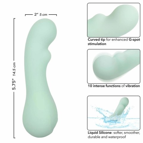 CalExotics Pacifica Bora Bora - Wibrator G-Spot 10 Trybow Aqua Silikon