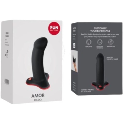 Fun Factory Amor model czarny - kompaktowy, silikonowy, dla początkujących