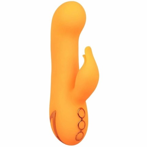CalExotics Montecito Muse Orange - wielofunkcyjny stymulator z systemem pompowania