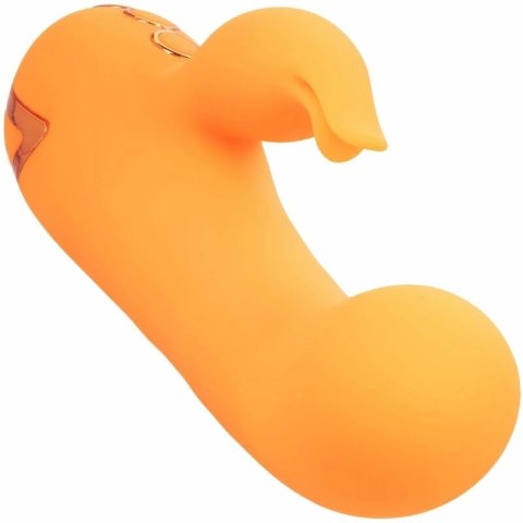 CalExotics Montecito Muse Orange - wielofunkcyjny stymulator z systemem pompowania