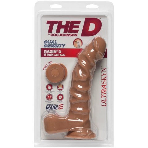 Doc Johnson Ragin' D model 22 cm z realistyczną teksturą ULTRASKYN