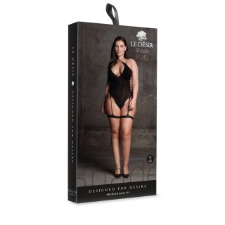 Le Desir Metis Body Plus Size z paskami i siateczką XL-XXXXL