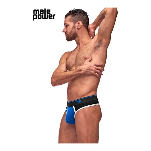 Male Power Retro Sport Panel Stringi męskie kolorowe wstawki L