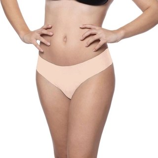 Bye Bra Invisible Thong 2-Pack Nude & Black M - Bezszwowe stringi