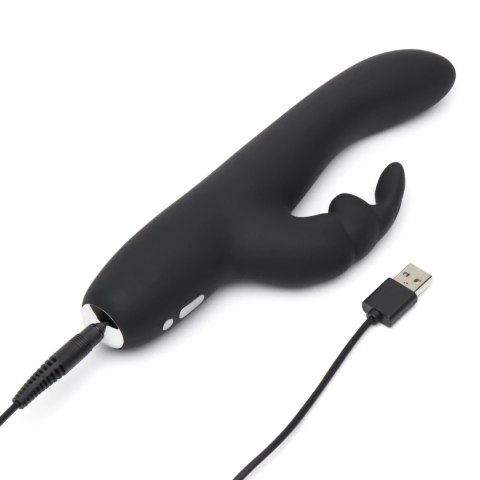 Fifty Shades of Grey Greedy Girl Slimline Rabbit - silikonowy model ładowany USB