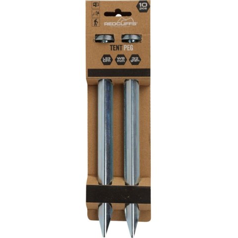 ŚLEDZIE DO NAMIOTU 23CM KPL 10SZT METAL REDCLIFFS