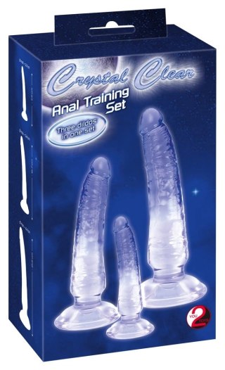 Crystal Clear Zestaw 3 Trenerow Anatomicznych Niebieskich Rożne Rozmiary