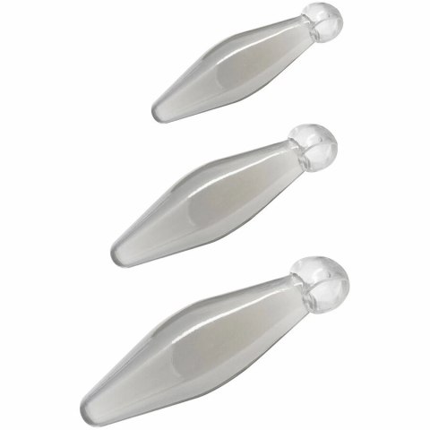 ToyJoy Finger Rimmer Zestaw 3 Rozmiarow Przeźroczysty - Anatomiczne Rozszerzacze