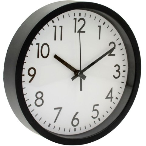 ZEGAR ŚCIENNY PP 20CM CZARNY