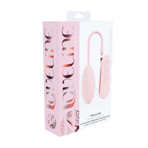 Loveline Felicite Paris Egg - Model rożowy, 10 trybow, silikon