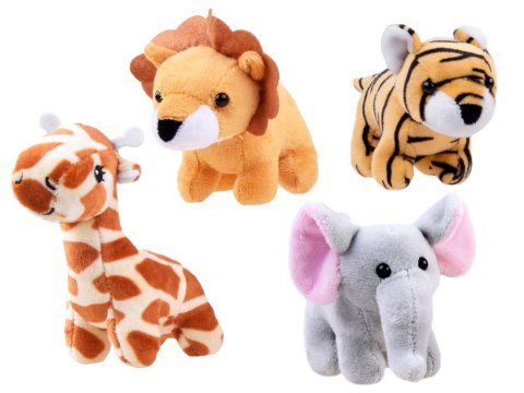 Maskotka Safari słoń lew tygrys żyrafa | ZA4415