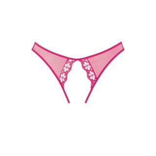 Obsessive Mirabelle Allure figi z siateczką i koronką czarne M