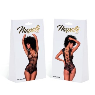 Mapale Romper Koronkowy L/XL Czarny z Regulacją Tyłu