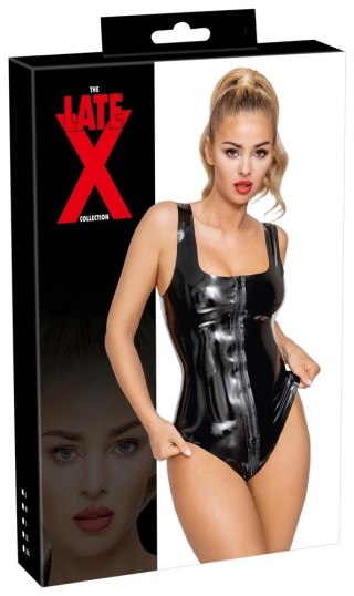 LateX Body Czarny Lateksowy Dwukierunkowy Zamek 2XL