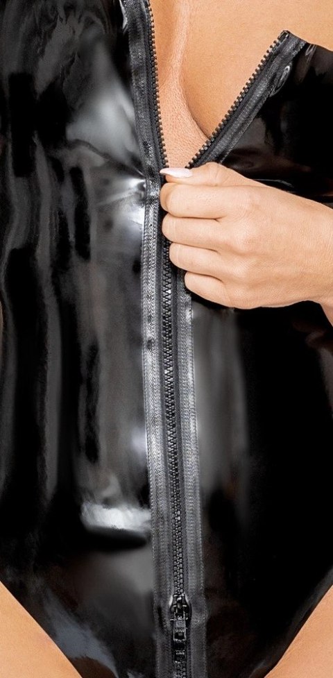 LateX Body Czarny Lateksowy Dwukierunkowy Zamek 2XL