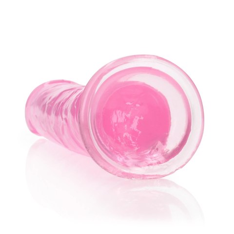 RealRock Crystal Clear 23 cm - Model z Przyssawką, Transparentny
