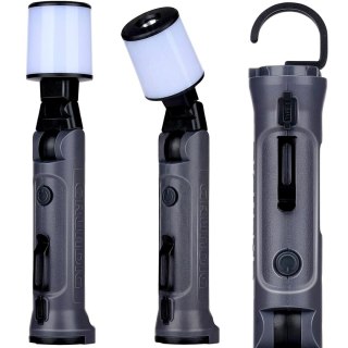 LATARKA TURYSTYCZNA RUCHOMA GŁOWICA I MAGNES LED USB 1200mAh GRUNDIG