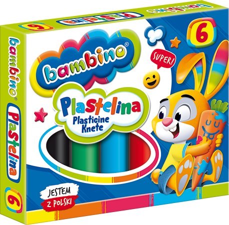 Plastelina 6 kol. Bambino 1727
