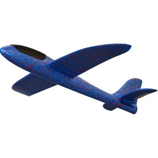 SAMOLOT STYROPIANOWY 47CM NIEBIESKI