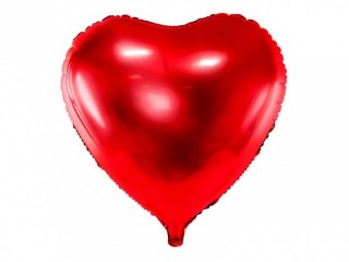 Balon foliowy czerwony Serce 45cm | FB9M-007